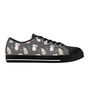 Rabbit Women's Low Top Canvas Shoes