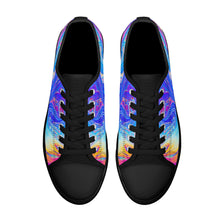 Psychedelic Women's Low Top Canvas Shoes