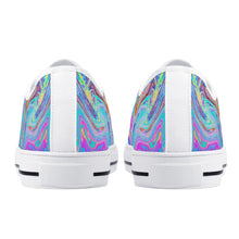 Psychedelic Women's Low Top Canvas Shoes