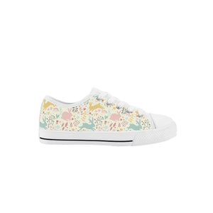 Rabbit Kid's Low Top Canvas Shoes