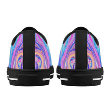 Psychedelic Women's Low Top Canvas Shoes