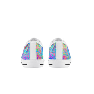 Psychedelic Kid's Low Top Canvas Shoes