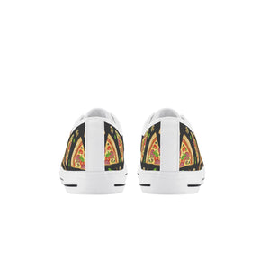 Pizza Kid's Low Top Canvas Shoes