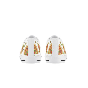 Pizza Kid's Low Top Canvas Shoes
