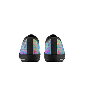 Psychedelic Kid's Low Top Canvas Shoes