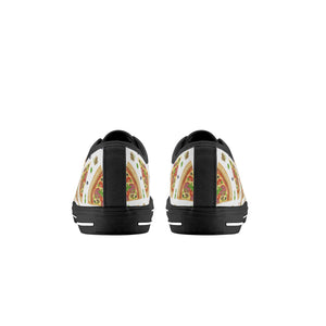 Pizza Kid's Low Top Canvas Shoes
