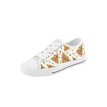 Pizza Kid's Low Top Canvas Shoes