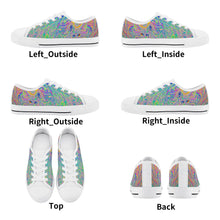 Psychedelic Kid's Low Top Canvas Shoes