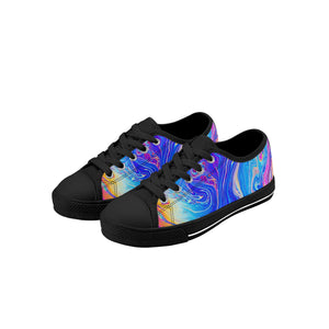 Psychedelic Kid's Low Top Canvas Shoes
