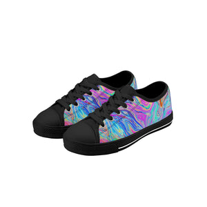Psychedelic Kid's Low Top Canvas Shoes