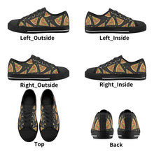 Pizza Kid's Low Top Canvas Shoes