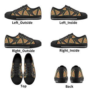 Pizza Kid's Low Top Canvas Shoes