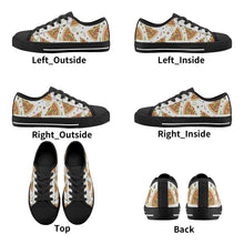 Pizza Kid's Low Top Canvas Shoes