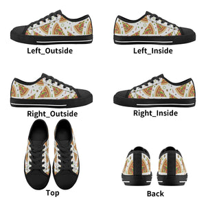 Pizza Kid's Low Top Canvas Shoes