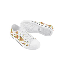 Pizza Kid's Low Top Canvas Shoes