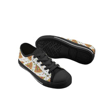 Pizza Kid's Low Top Canvas Shoes