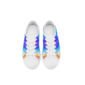 Psychedelic Kid's Low Top Canvas Shoes