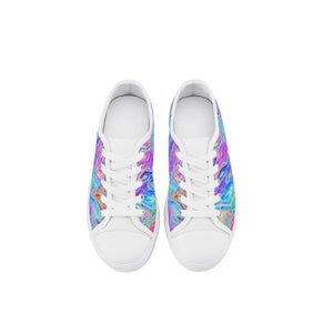 Psychedelic Kid's Low Top Canvas Shoes