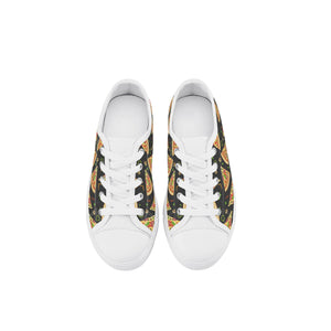 Pizza Kid's Low Top Canvas Shoes