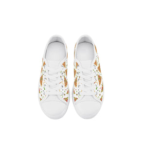 Pizza Kid's Low Top Canvas Shoes