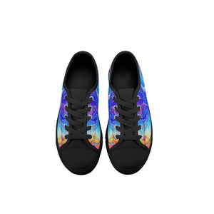 Psychedelic Kid's Low Top Canvas Shoes