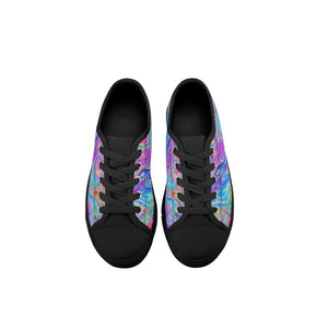 Psychedelic Kid's Low Top Canvas Shoes