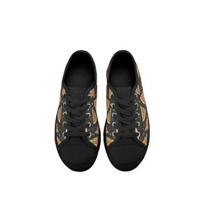 Pizza Kid's Low Top Canvas Shoes