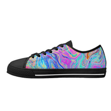 Psychedelic Women's Low Top Canvas Shoes