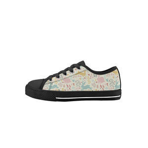 Rabbit Kid's Low Top Canvas Shoes