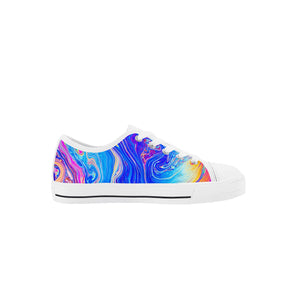 Psychedelic Kid's Low Top Canvas Shoes