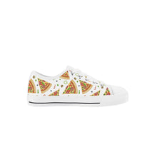 Pizza Kid's Low Top Canvas Shoes