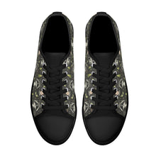 Raccoon Women's Low Top Canvas Shoes