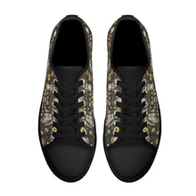 Raccoon Women's Low Top Canvas Shoes