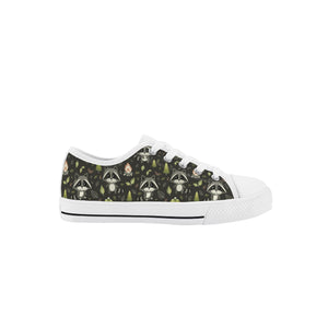 Raccoon Kid's Low Top Canvas Shoes