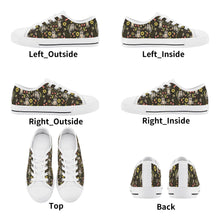 Raccoon Kid's Low Top Canvas Shoes