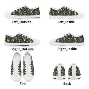 Raccoon Kid's Low Top Canvas Shoes