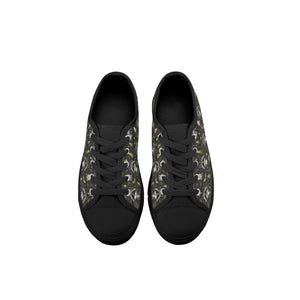 Raccoon Kid's Low Top Canvas Shoes