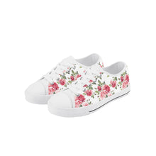 Rose Kid's Low Top Canvas Shoes