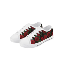 Rose Kid's Low Top Canvas Shoes