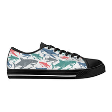 Shark Women's Low Top Canvas Shoes