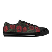 Rose Women's Low Top Canvas Shoes