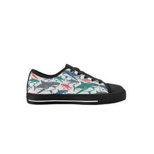 Shark Kid's Low Top Canvas Shoes