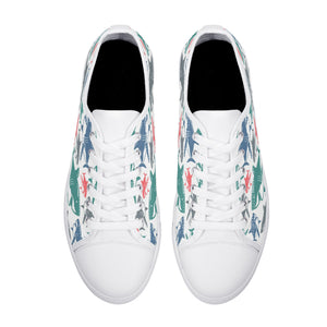 Shark Women's Low Top Canvas Shoes
