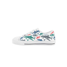 Shark Kid's Low Top Canvas Shoes