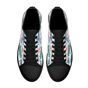Shark Women's Low Top Canvas Shoes