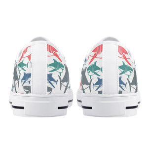 Shark Women's Low Top Canvas Shoes
