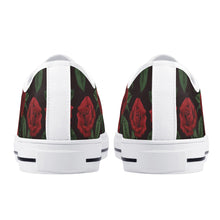 Rose Women's Low Top Canvas Shoes