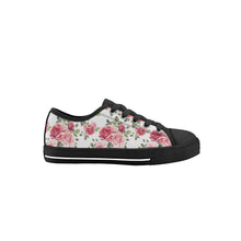 Rose Kid's Low Top Canvas Shoes