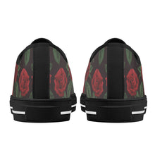 Rose Women's Low Top Canvas Shoes