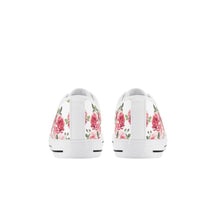 Rose Kid's Low Top Canvas Shoes
